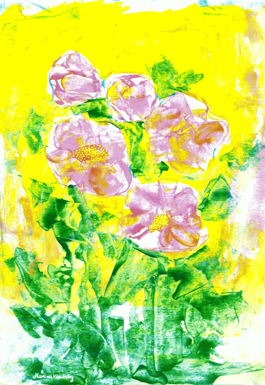 Les roses au printemps - Martina Konitzky