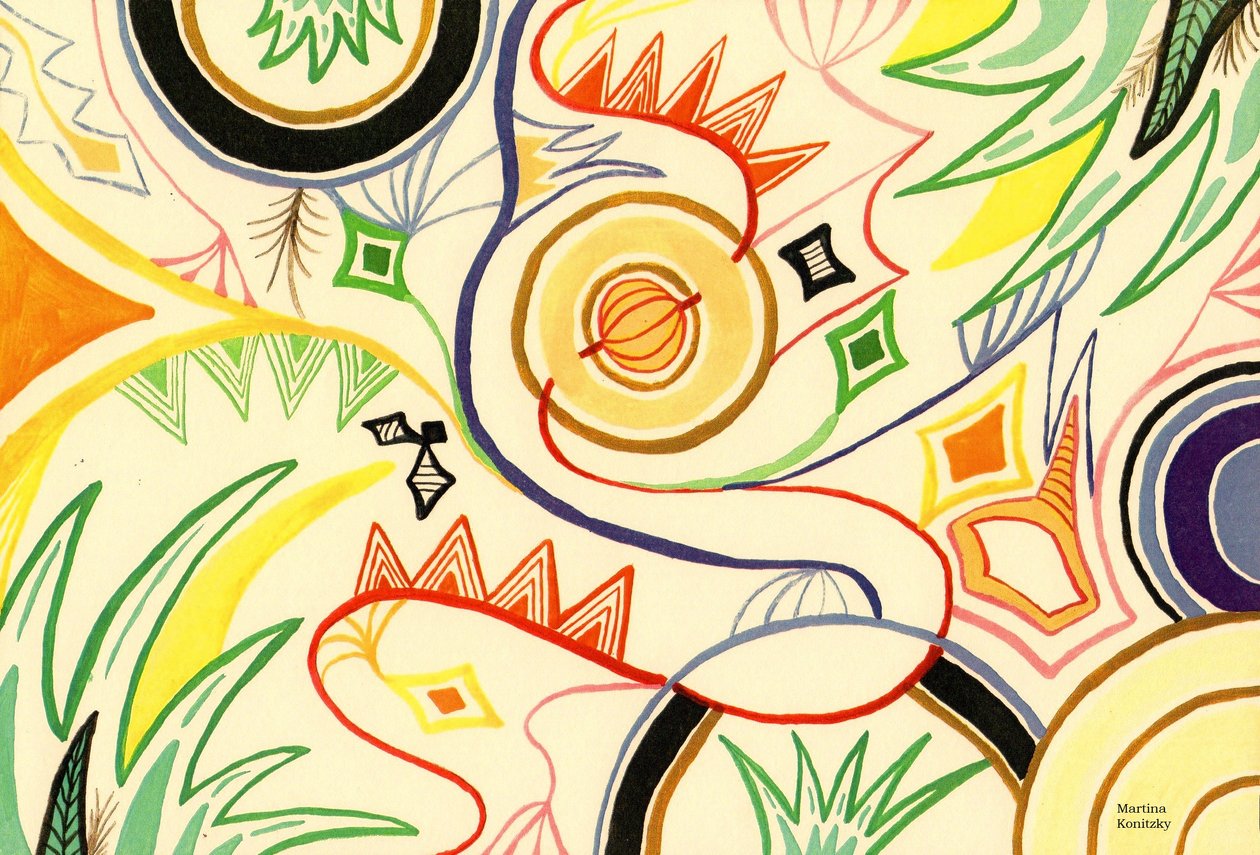 Composition avec couleur - Martina Konitzky