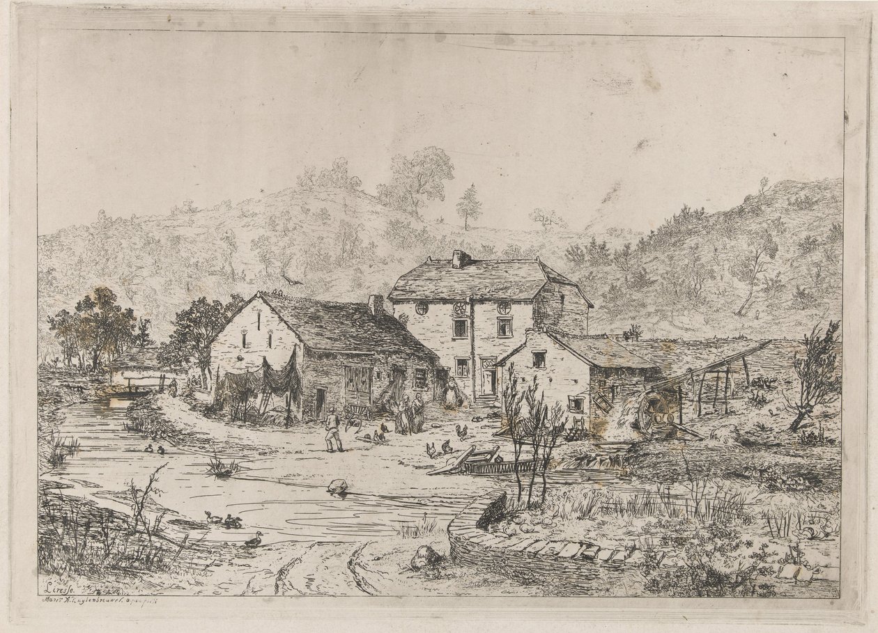 Ferme au bord de l