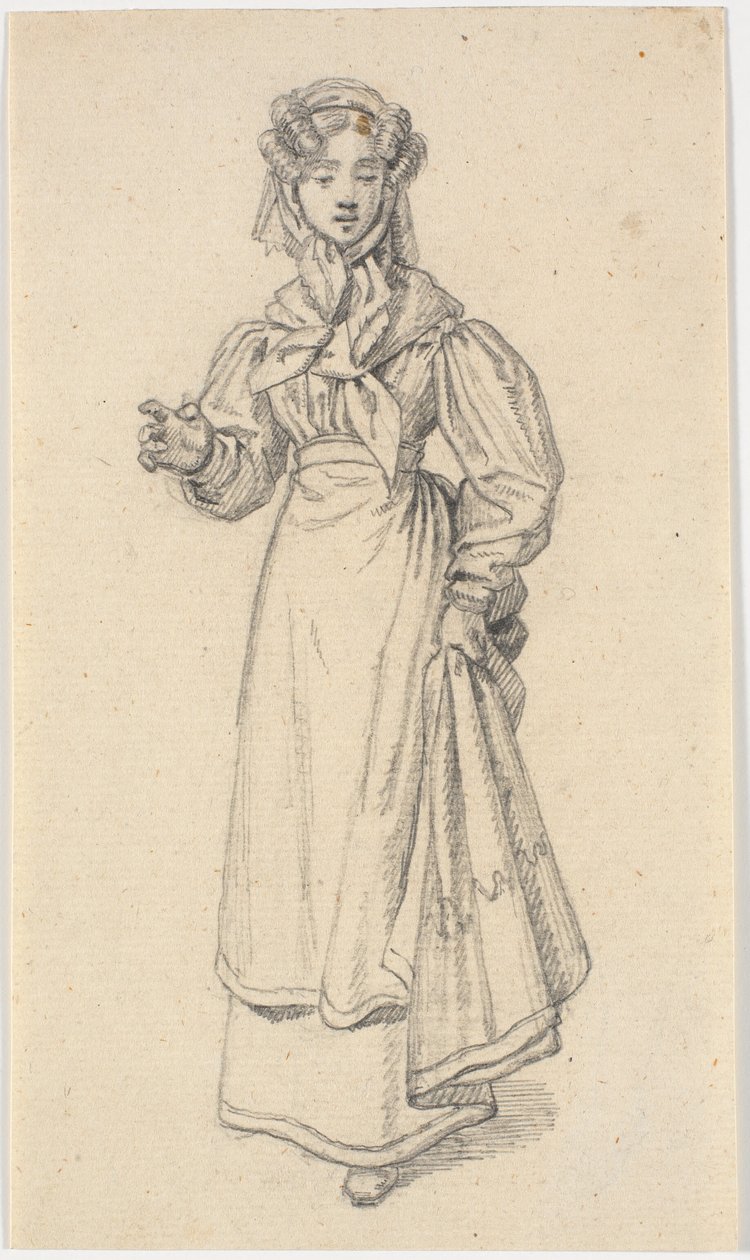 Jeune fille marchant - Martinus Rørbye