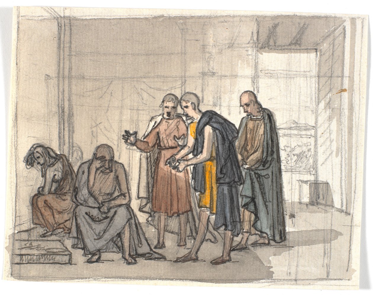 Job et ses amis - Martinus Rørbye