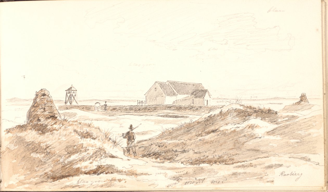 Paysage de dunes près de l
