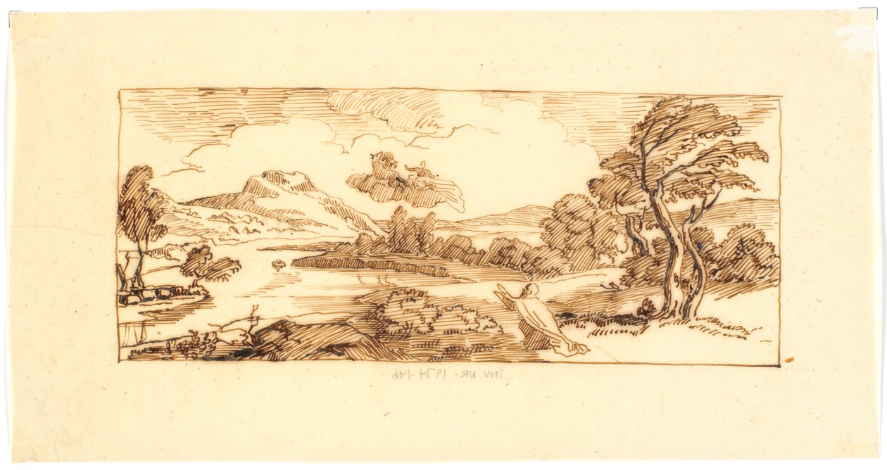 Paysage avec motif biblique - Martinus Rørbye
