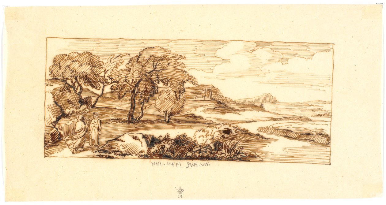 Paysage avec motif biblique - Martinus Rørbye