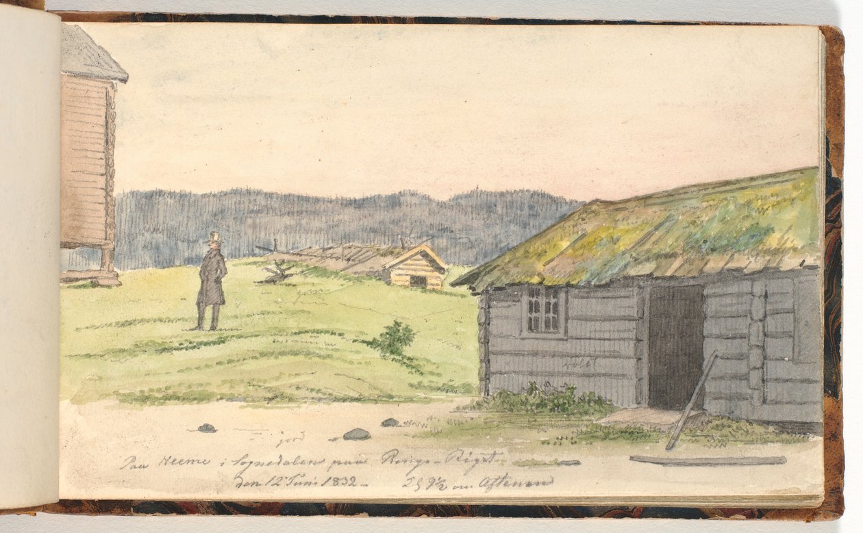 Paysage avec fermes - Martinus Rørbye