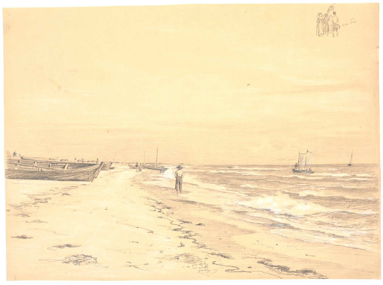 Partie de Sønderstrand, Skagen - Martinus Rørbye