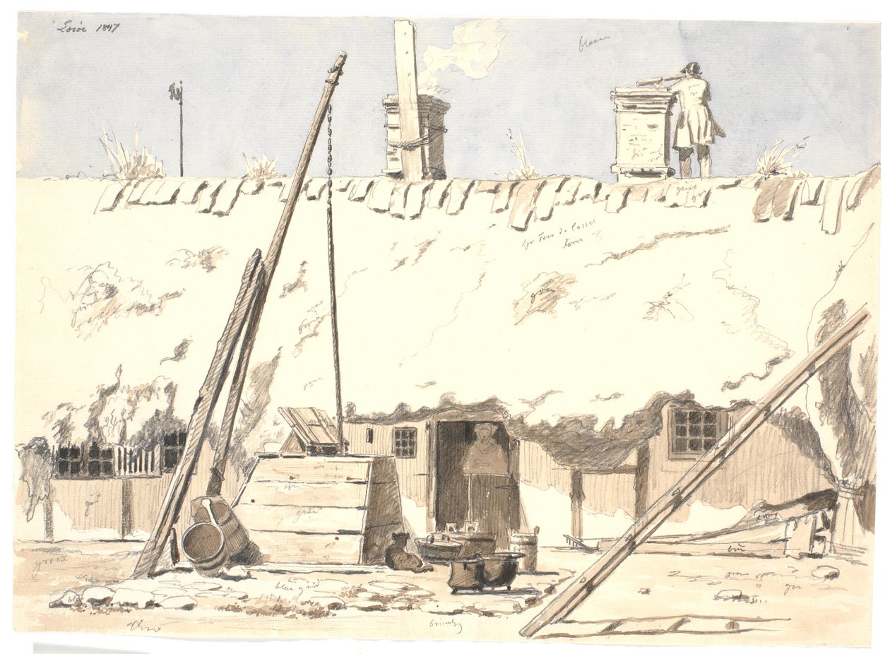 Observatoire de Vesterby à Læsø - Martinus Rørbye