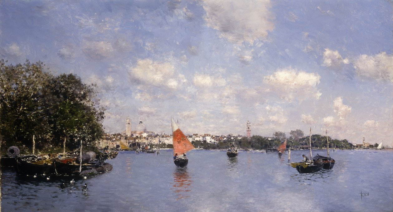 Vue de Venise - Martín Rico y Ortega