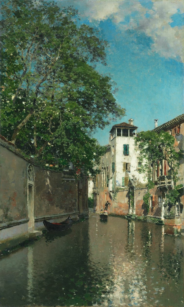 Canal à Venise - Martín Rico y Ortega