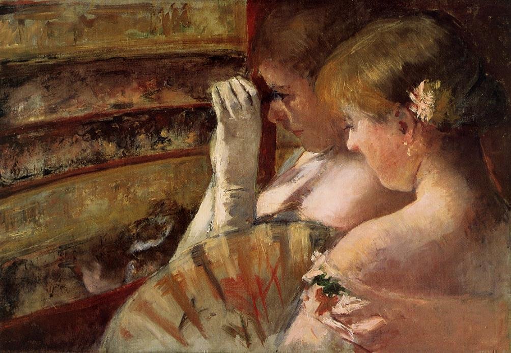 Dans la boîte - Mary Cassatt