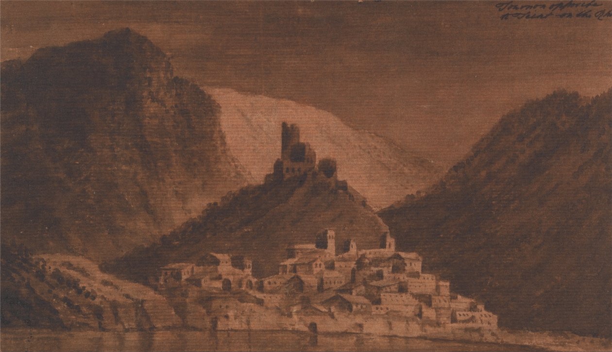 Tournon en face de Teint sur le Rhône - Mary Harcourt