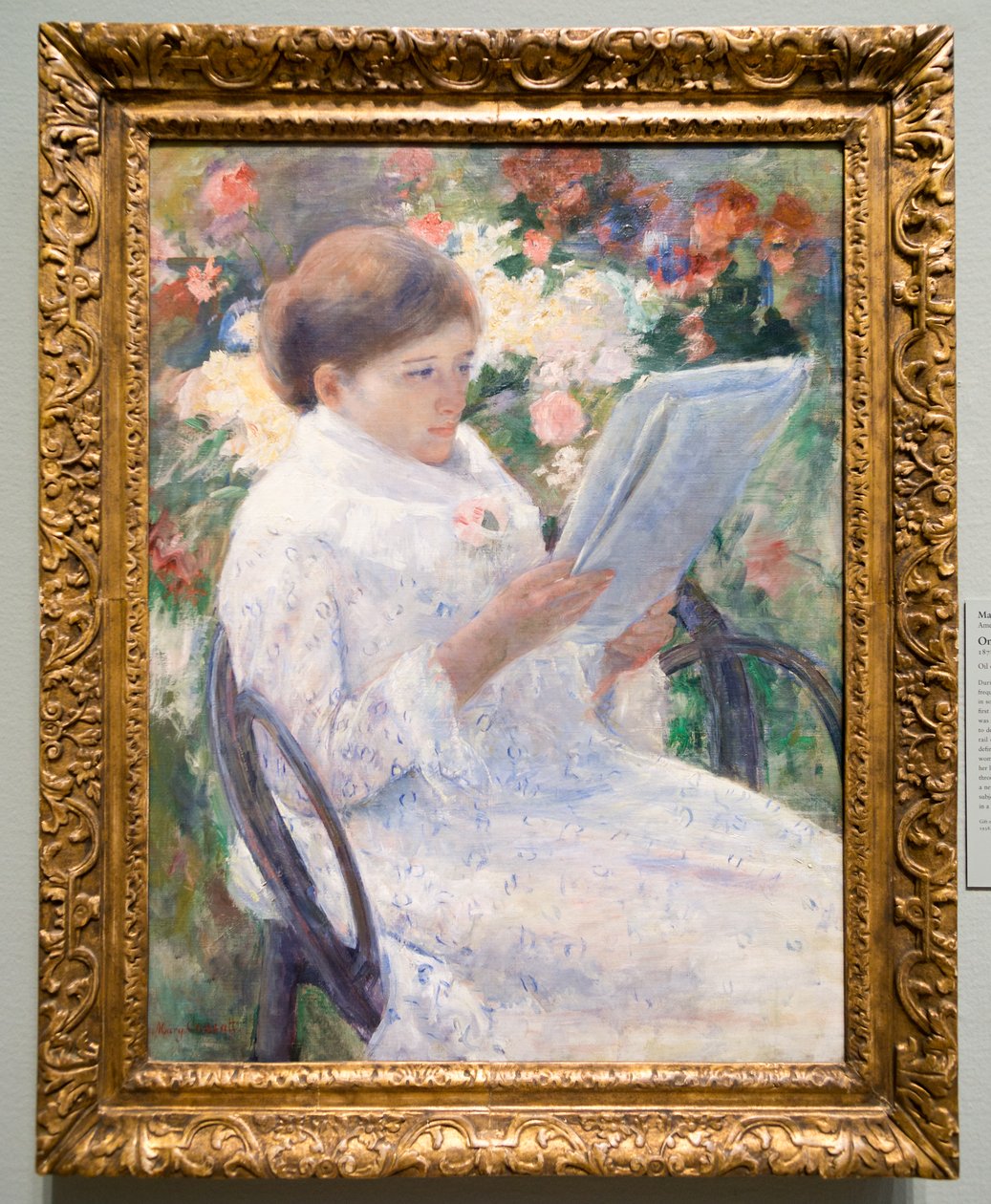 Sur un balcon - Mary Cassatt