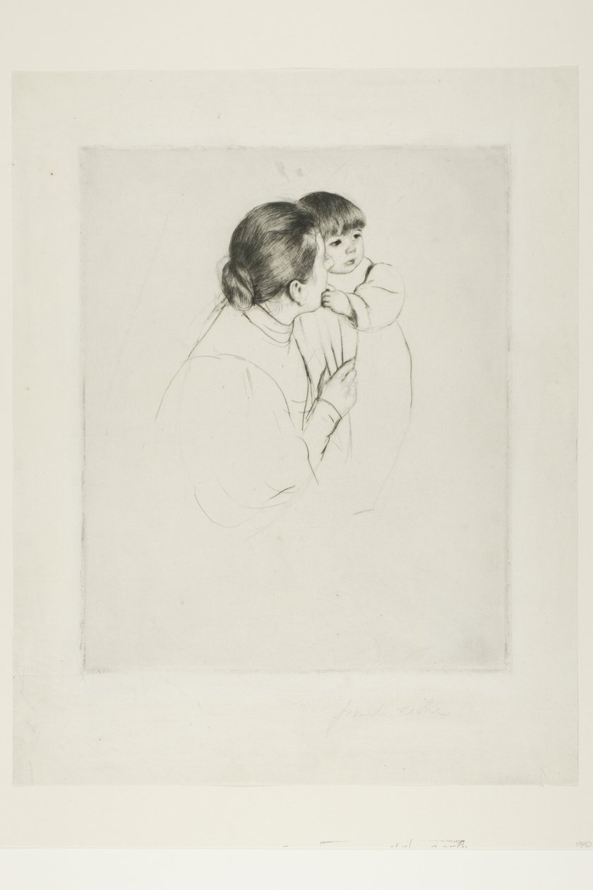 Mère paysanne et enfant - Mary Cassatt