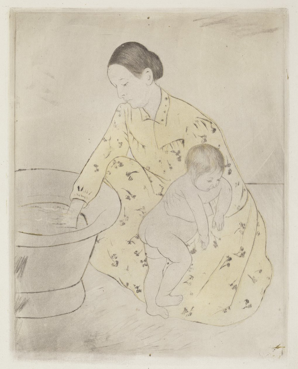 Le Bain, 1890-1891 - Mary Cassatt