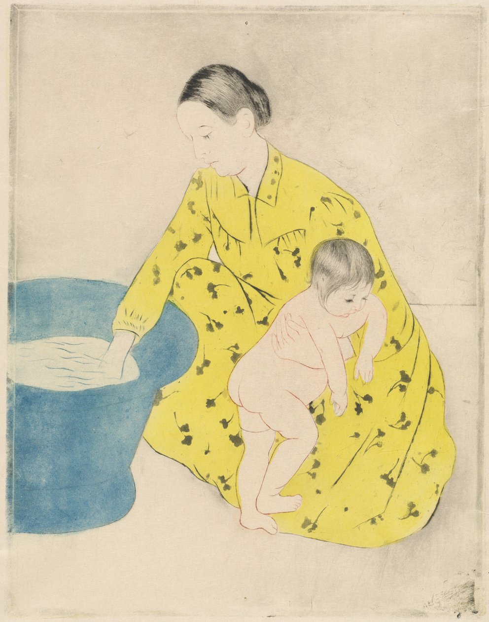 Le Bain, 1890-1891 - Mary Cassatt