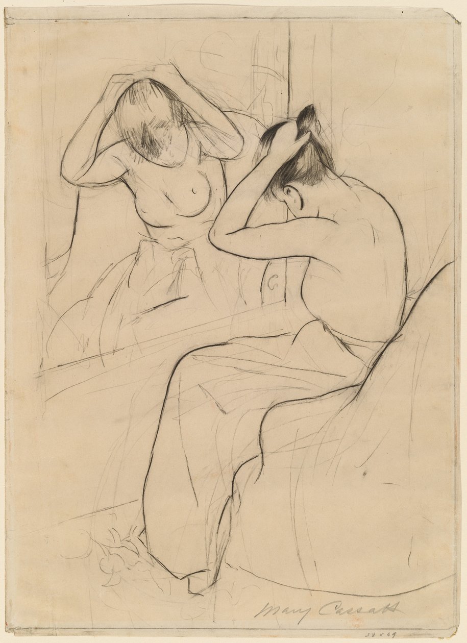 La coiffure - Mary Cassatt