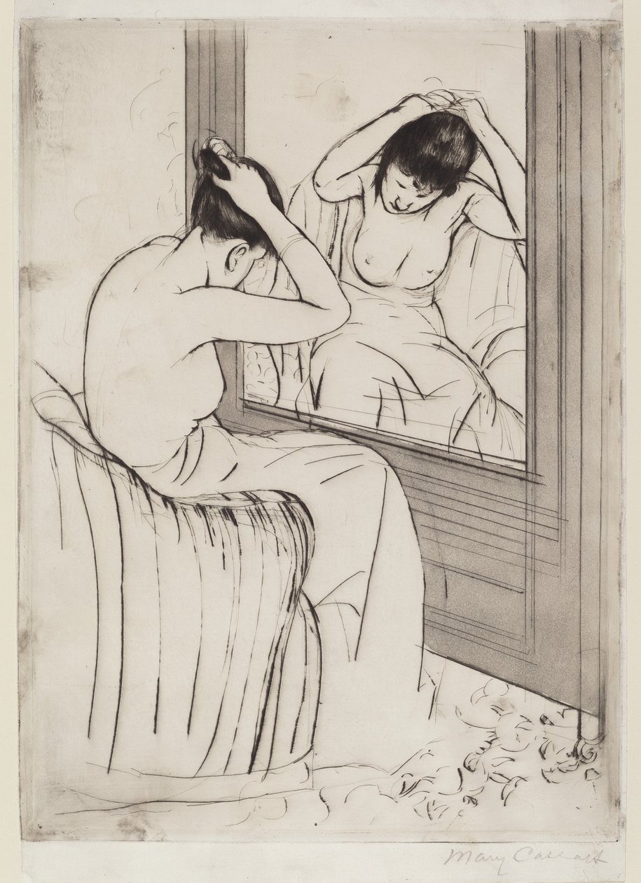 La Coiffure - Mary Cassatt