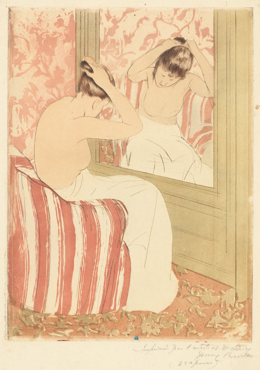 La Coiffure - Mary Cassatt