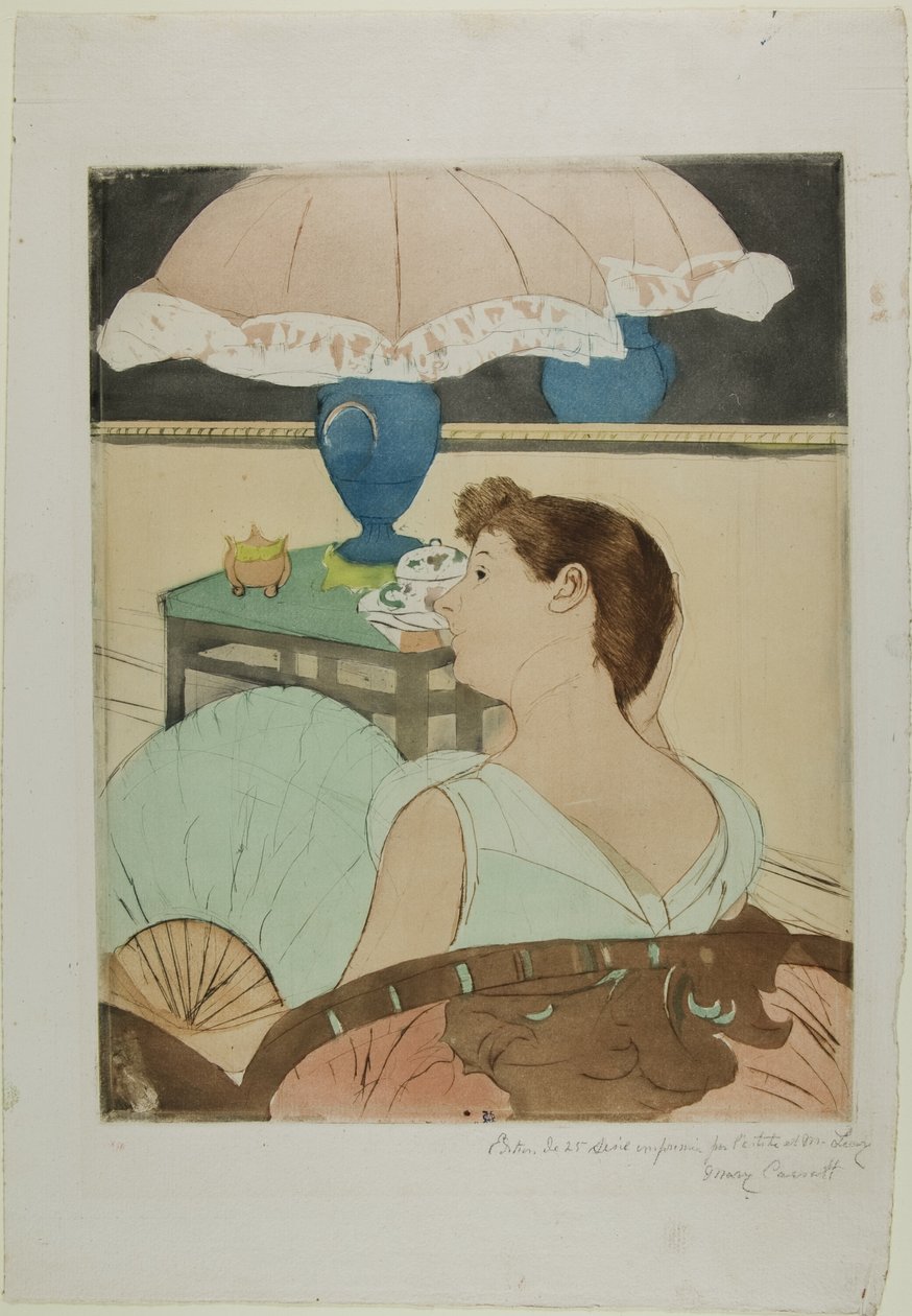 La Lampe - Mary Cassatt