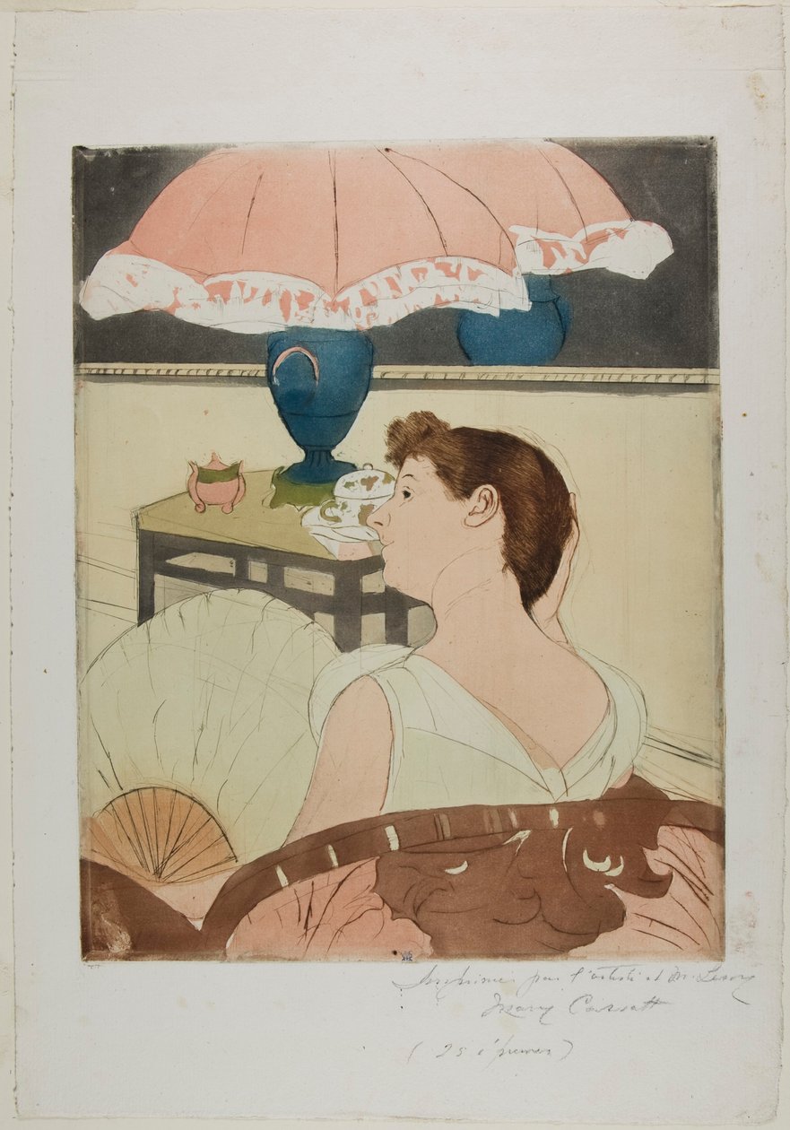 La Lampe - Mary Cassatt