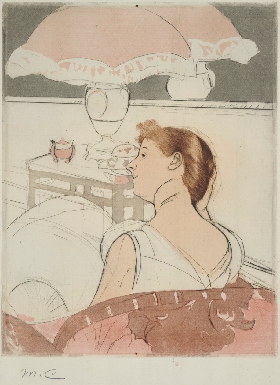 La Lampe - Mary Cassatt