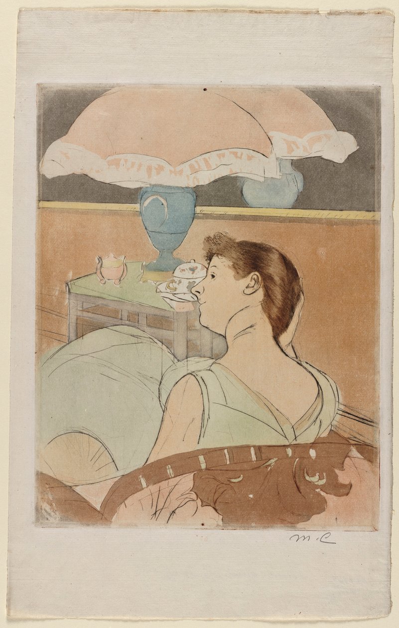 La Lampe, 1890-1891 - Mary Cassatt