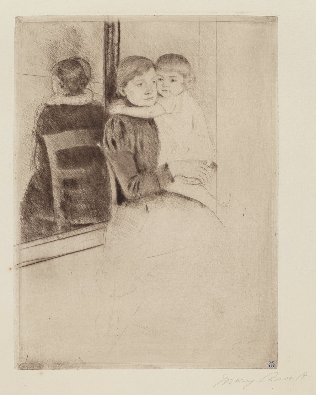 Le Miroir - Mary Cassatt