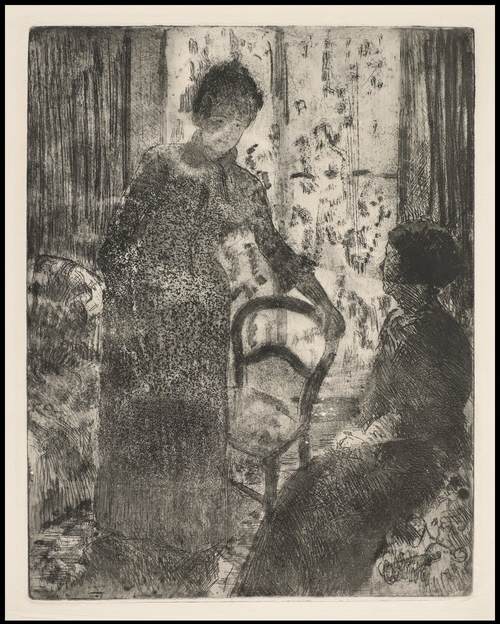 La visite, vers 1881 - Mary Cassatt