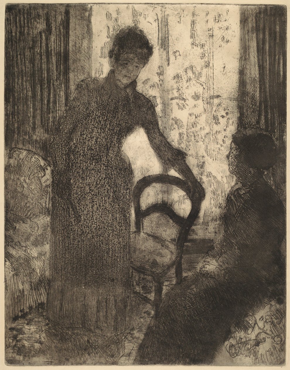 Le Visiteur - Mary Cassatt