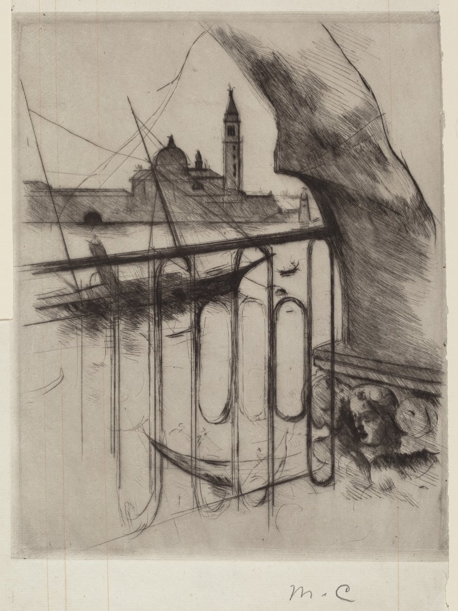 Vue de Venise, 1887 - Mary Cassatt