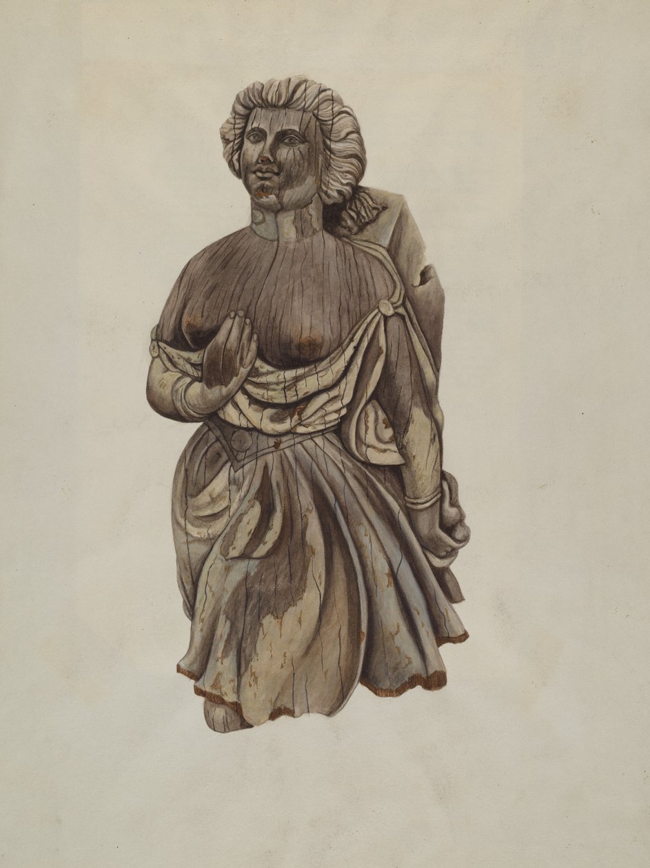 Figure de proue Martha, vers 1938 - Mary E Humes