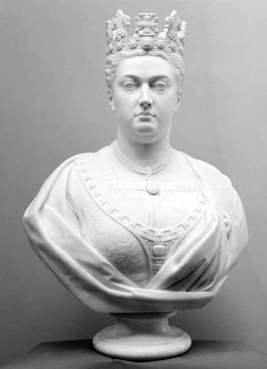 Reine Victoria, c.1874 (marbre) - Mary Grant