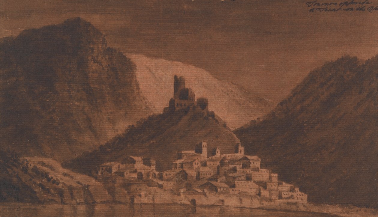 Tournon en face de Teint sur le Rhône - Mary Harcourt