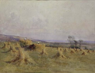 Récolte près de la Mer, Norfolk - Mary S. Hagarty