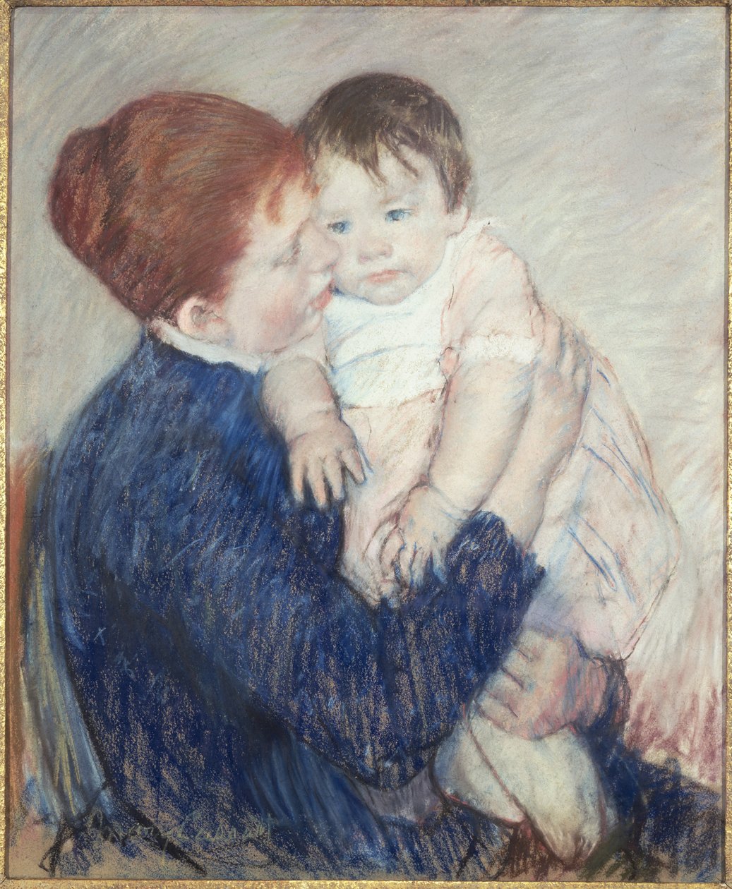 Agatha et son enfant - Mary Stevenson Cassatt