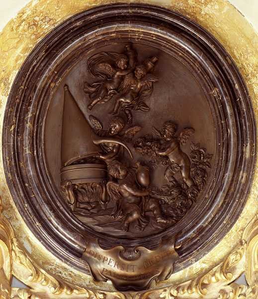 Putti distillant des roses - Massimiliano Benzi Soldani