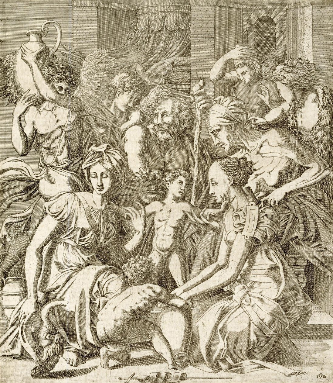 Allégorie de la naissance du Christ - Master I. O. V.