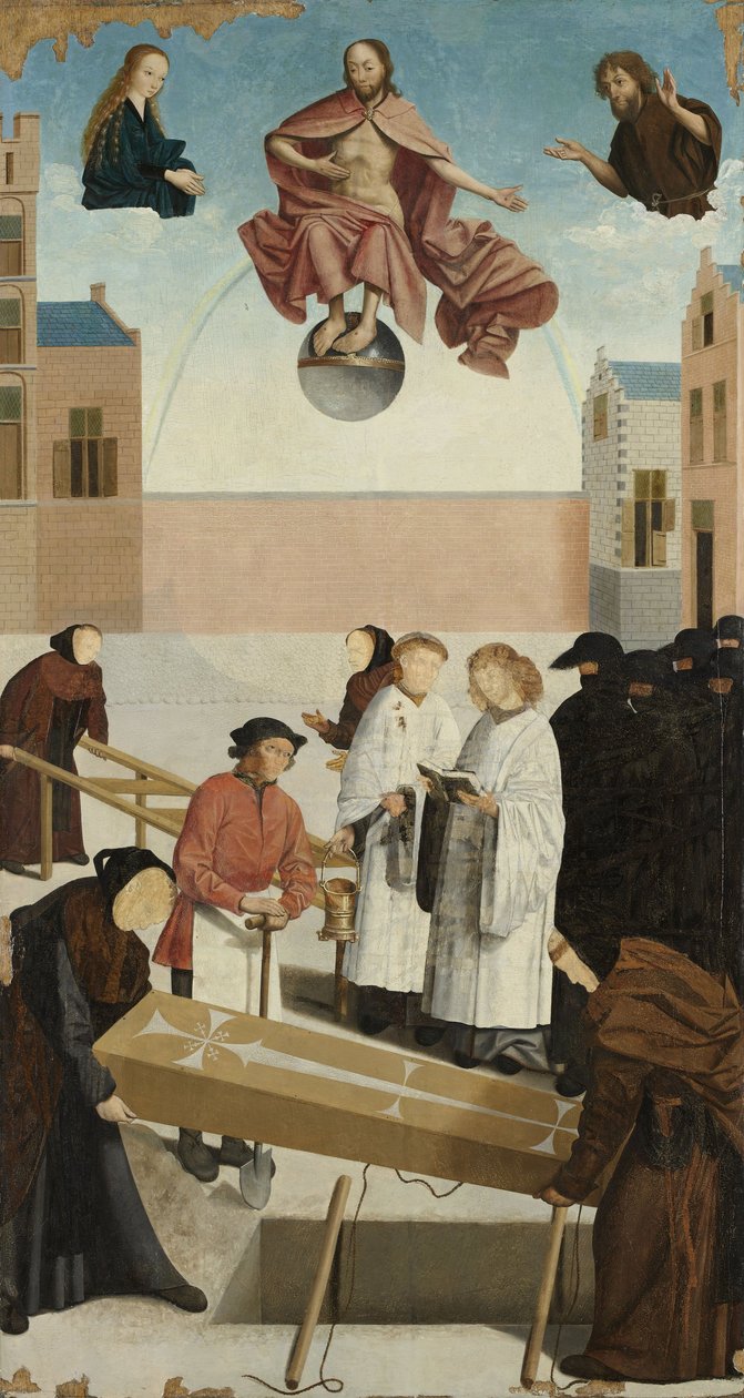 Enterrer les morts de Les Sept Œuvres de Miséricorde, 1504 - Master of Alkmaar