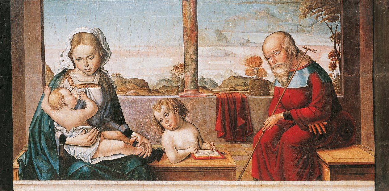 Sainte Famille avec le jeune Saint Jean - Master of Astorga