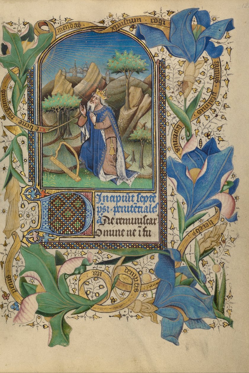 David en prière - Master of Guillebert de Mets