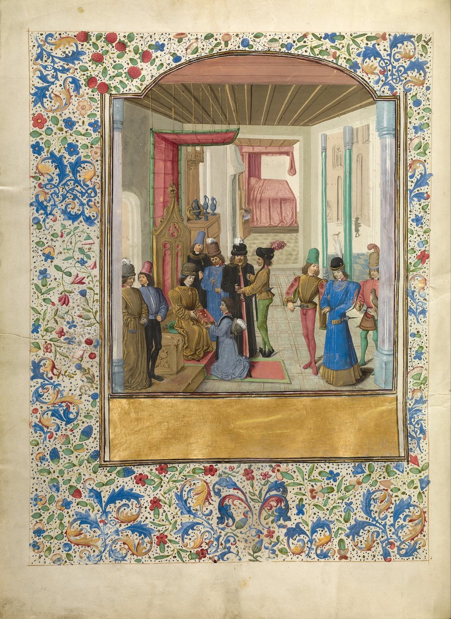Vasco da Lucena offrant son œuvre à Charles le Téméraire - Master of Jardin