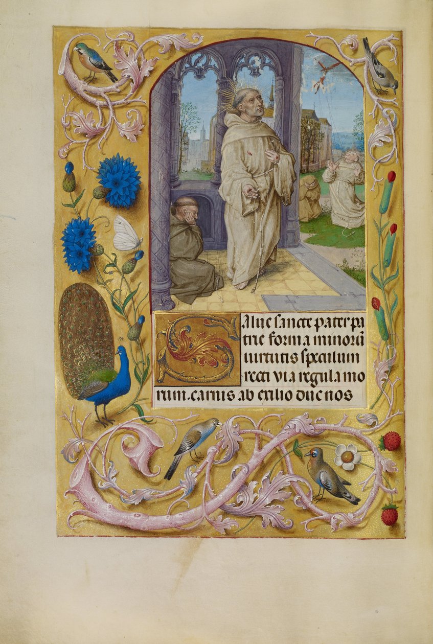 La Stigmatisation de Saint François - Master of Lübeck the Bible