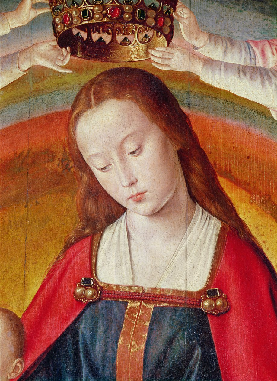 La Vierge Marie avec sa Couronne (détail) - Master of Moulins