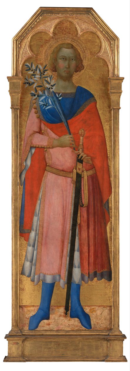 Saint Victor de Sienne - Master of Palazzo Venezia Madonna