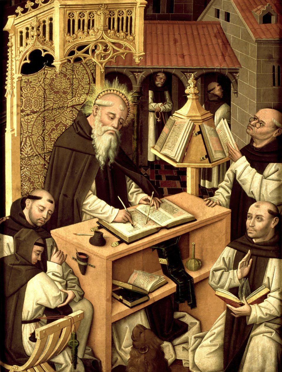 Saint Jérôme dans le scriptorium - Master of Parral