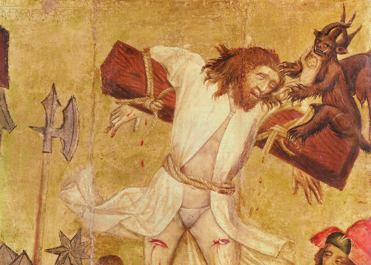 La Crucifixion, c.1420 (détail) - Master of Raigern