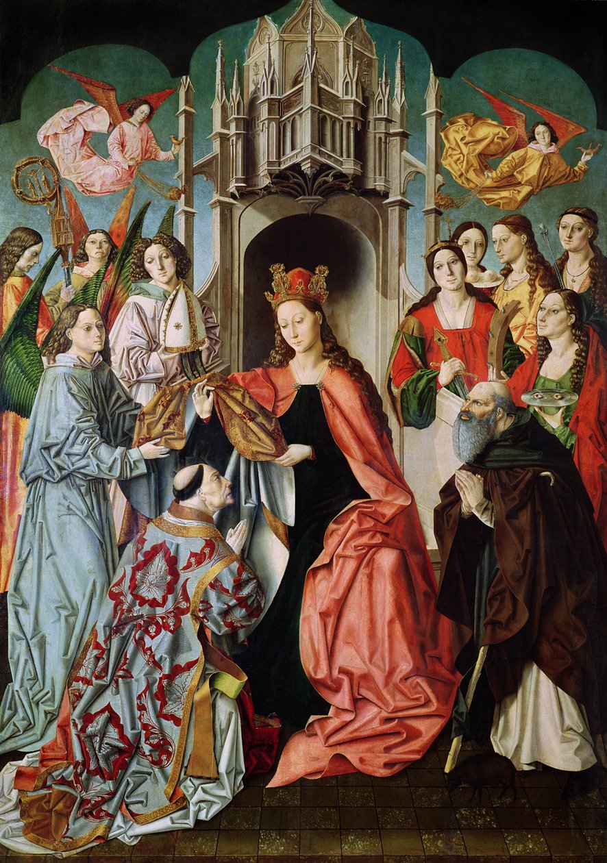 Présentation de la chasuble à Saint Ildefonse - Master of San Ildefonso