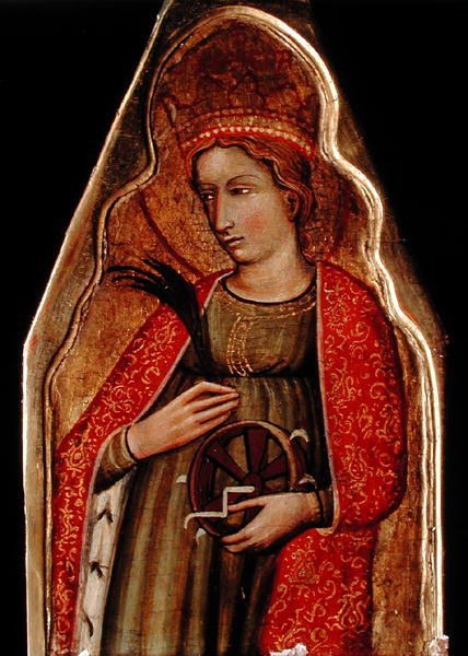 Sainte Catherine - Master of Teplice