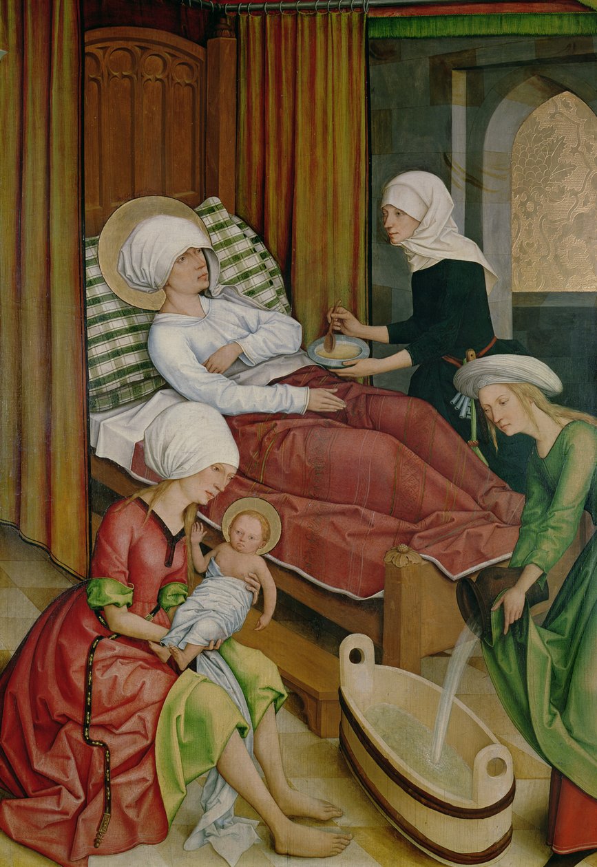La Naissance de la Vierge, c.1500 - Master of the Pfullendorf Altar