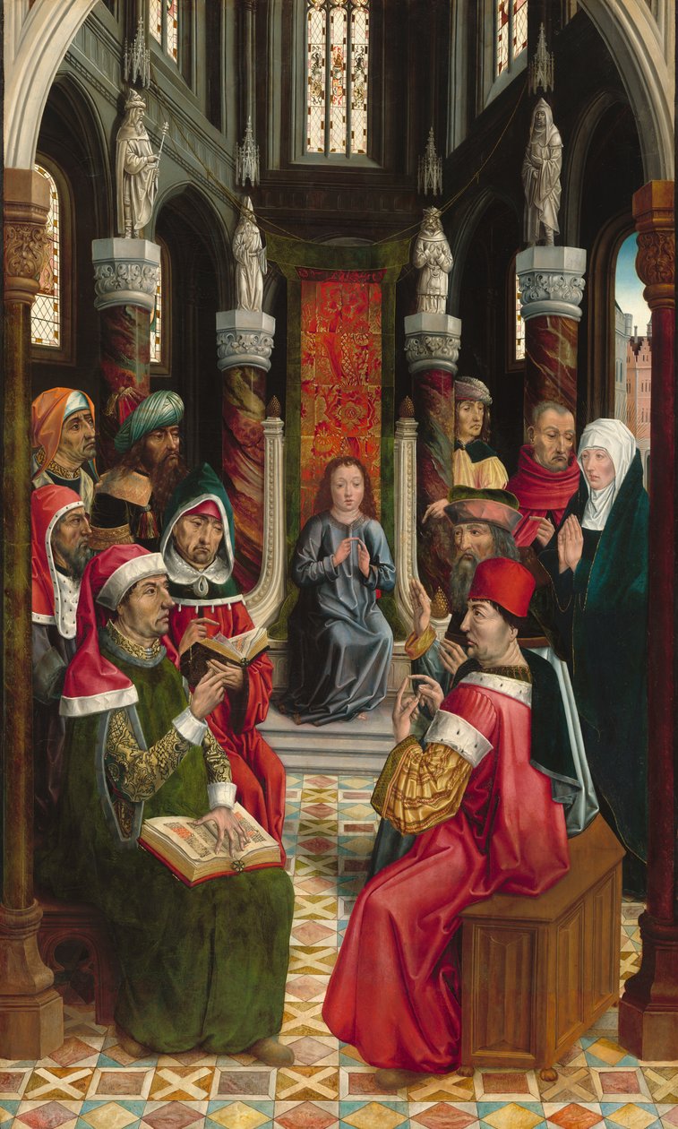 Christ parmi les docteurs - Master of the Retablo of